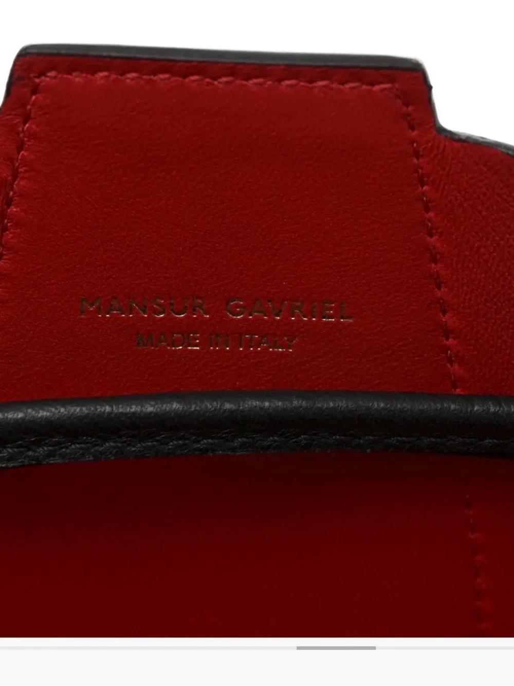 Mansur Gavriel Tumbled Calfskin Lilium Bag Black NWOT